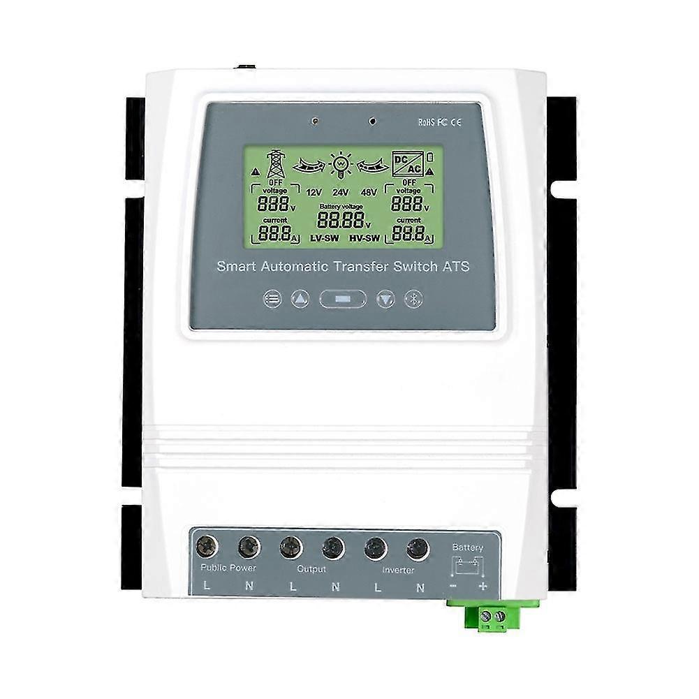 Tuya Smart Bluetooth Controller Automatic Transfer Switch For Off Grid Solar Wind System Dc 12/24/4
