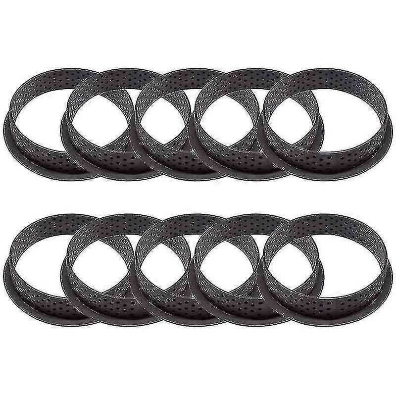 10-pack Cake Mold Mousse Circle Round Dessert Pie Decorating Tool