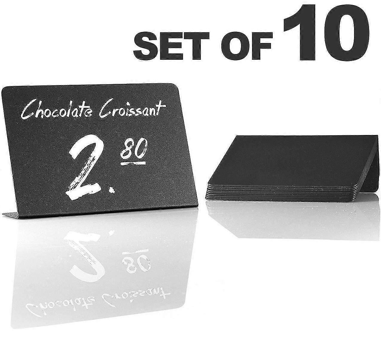 10pcs Sets Office Message Blackboard Desktop Decor Sign Chalkboard