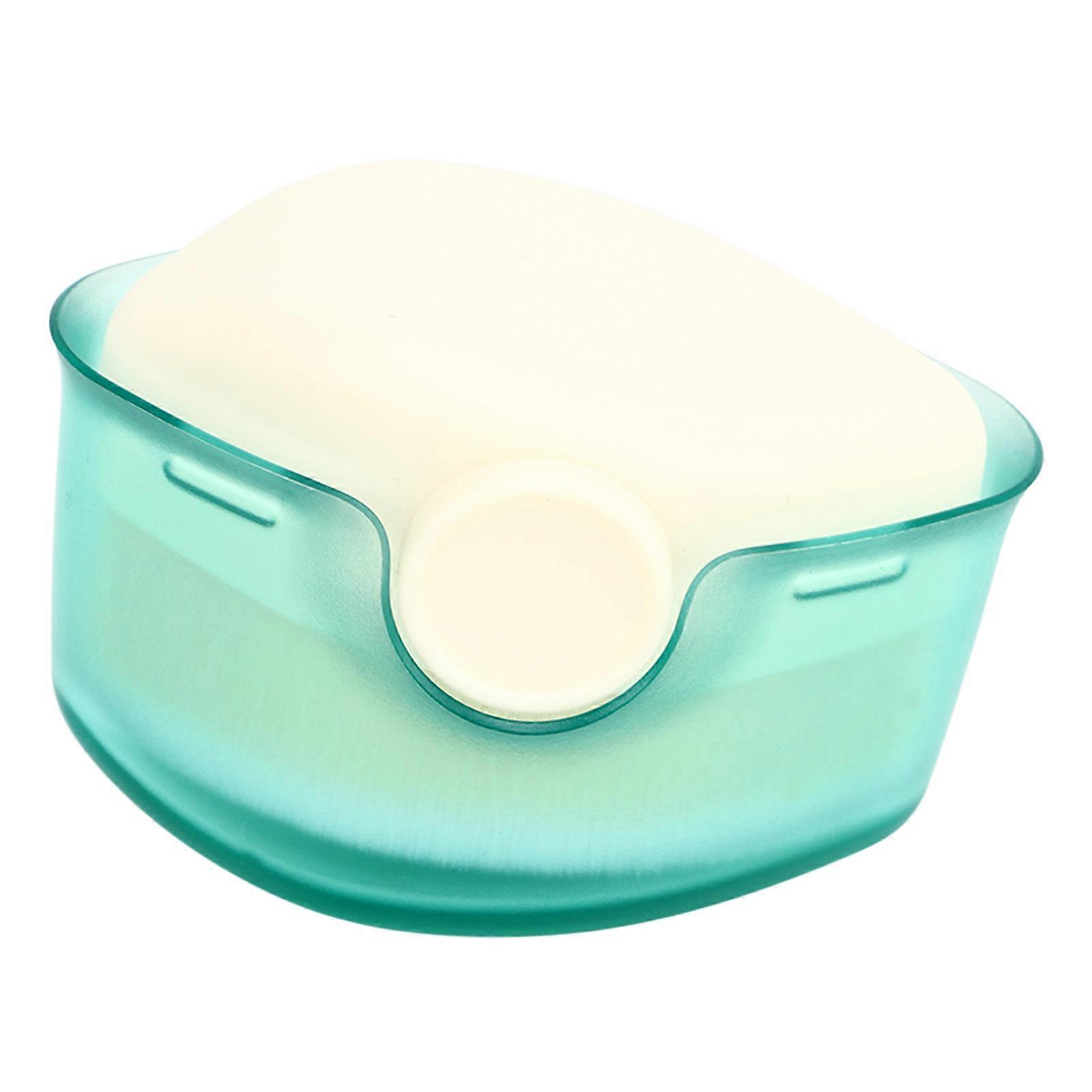 Nail Dust Brush Portable Soft Dust Powder Removing Cleaning Brush for Makeup Manicure Green