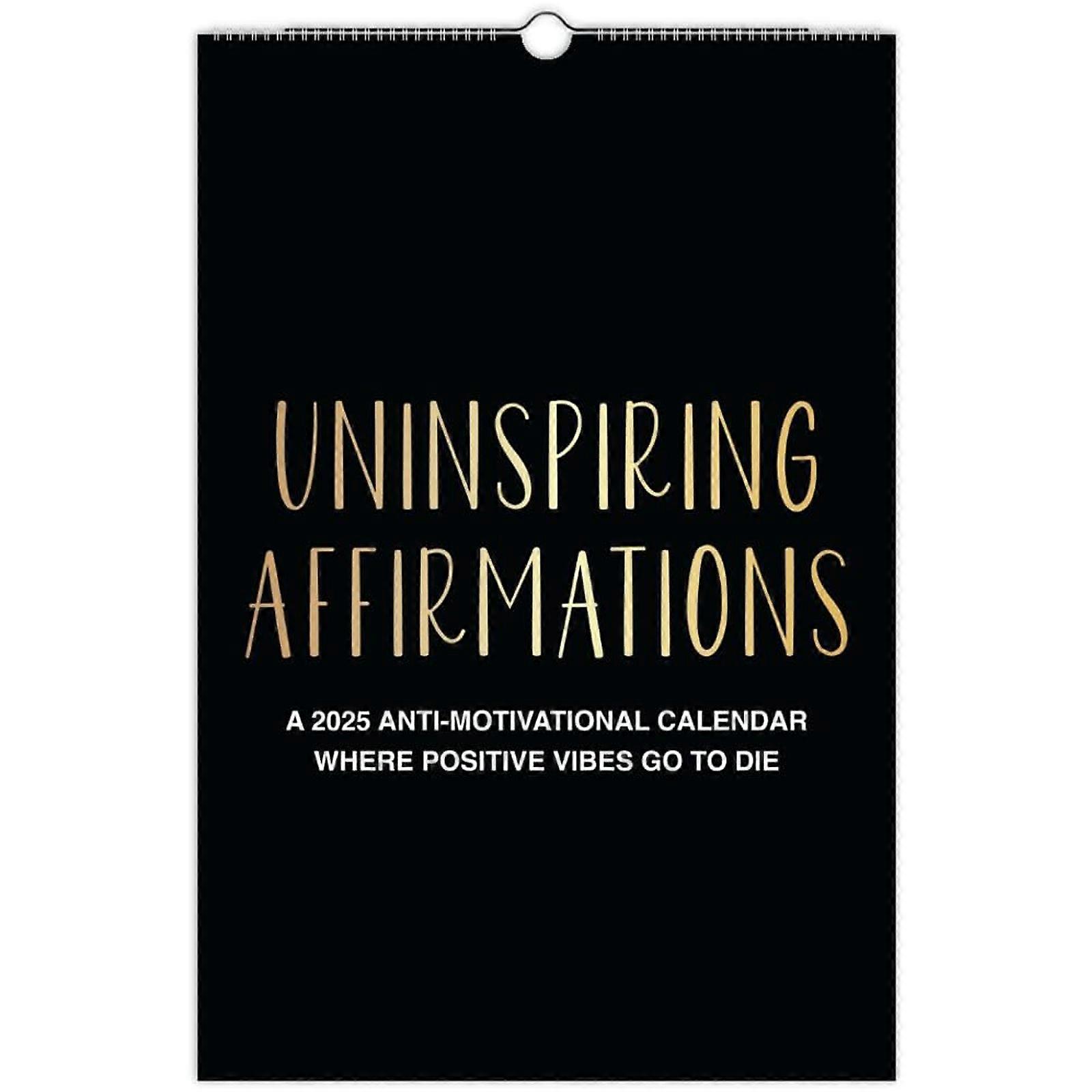 2025 تقويم الجدار الساخر المثير للتحفيز