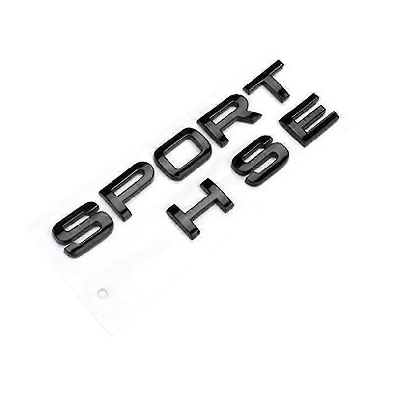 Gloss Black Letters Sport Trunk Nameplate LOGO for Range