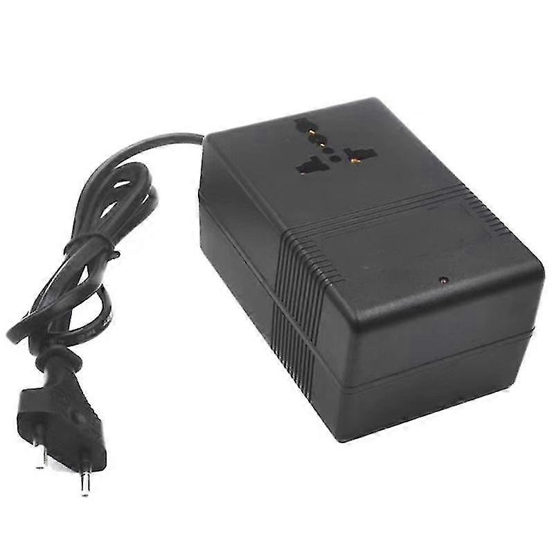 200W spenningsomformer transformator 220V til 110V AC reisespenningstransformator omformer EU-plugg