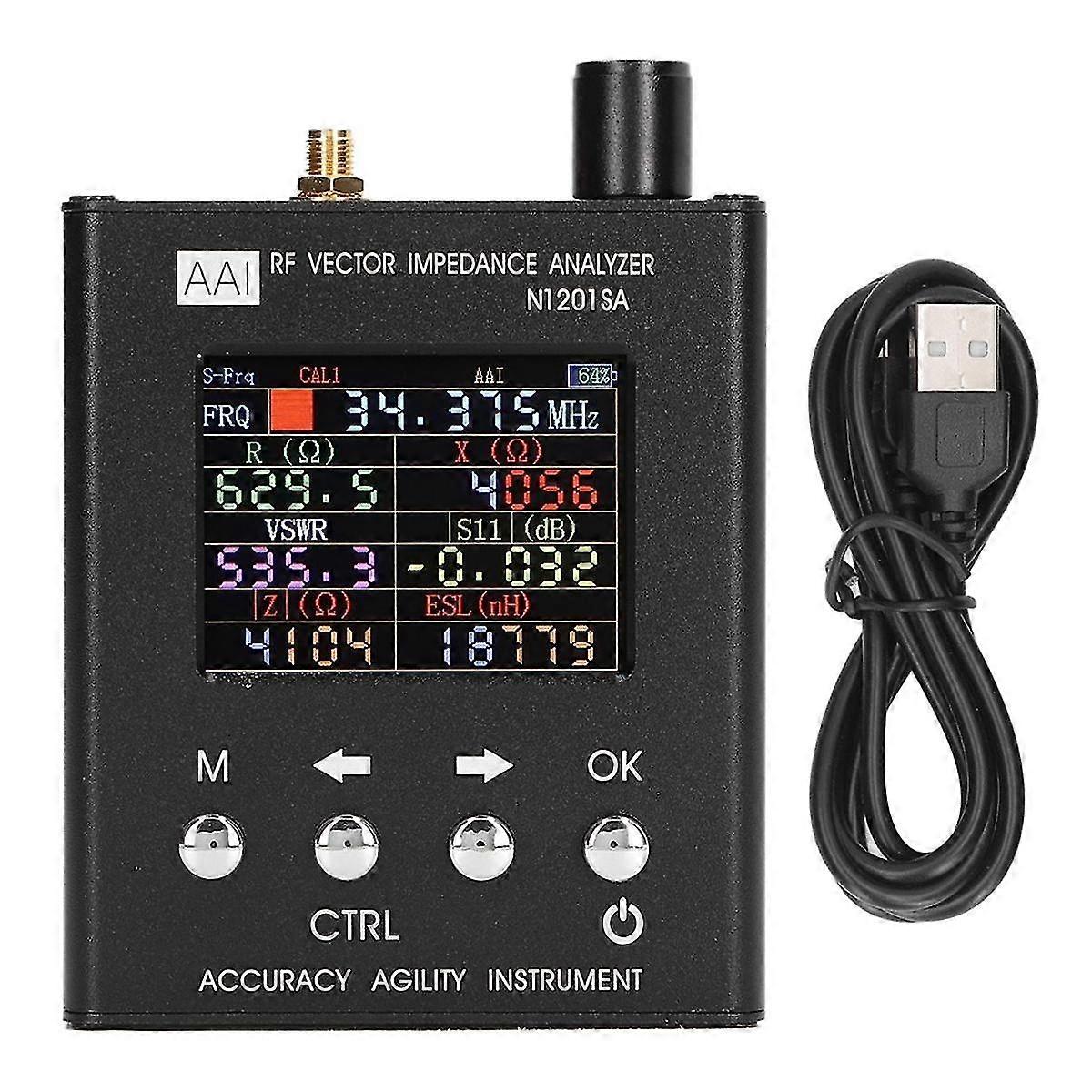 Vector Impedance Analyzer Usb Charging Calibration Function Ant Swr Antenna Tester For Measuring Reactance Standing S11