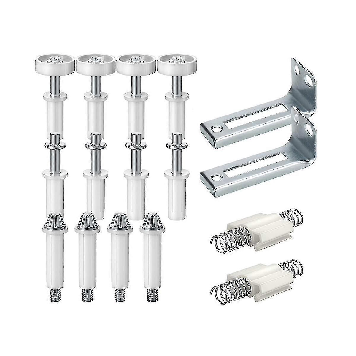 16pcs Bifold Door Hardware, Bi-fold Closet Door Hardware Repair Tool Kit