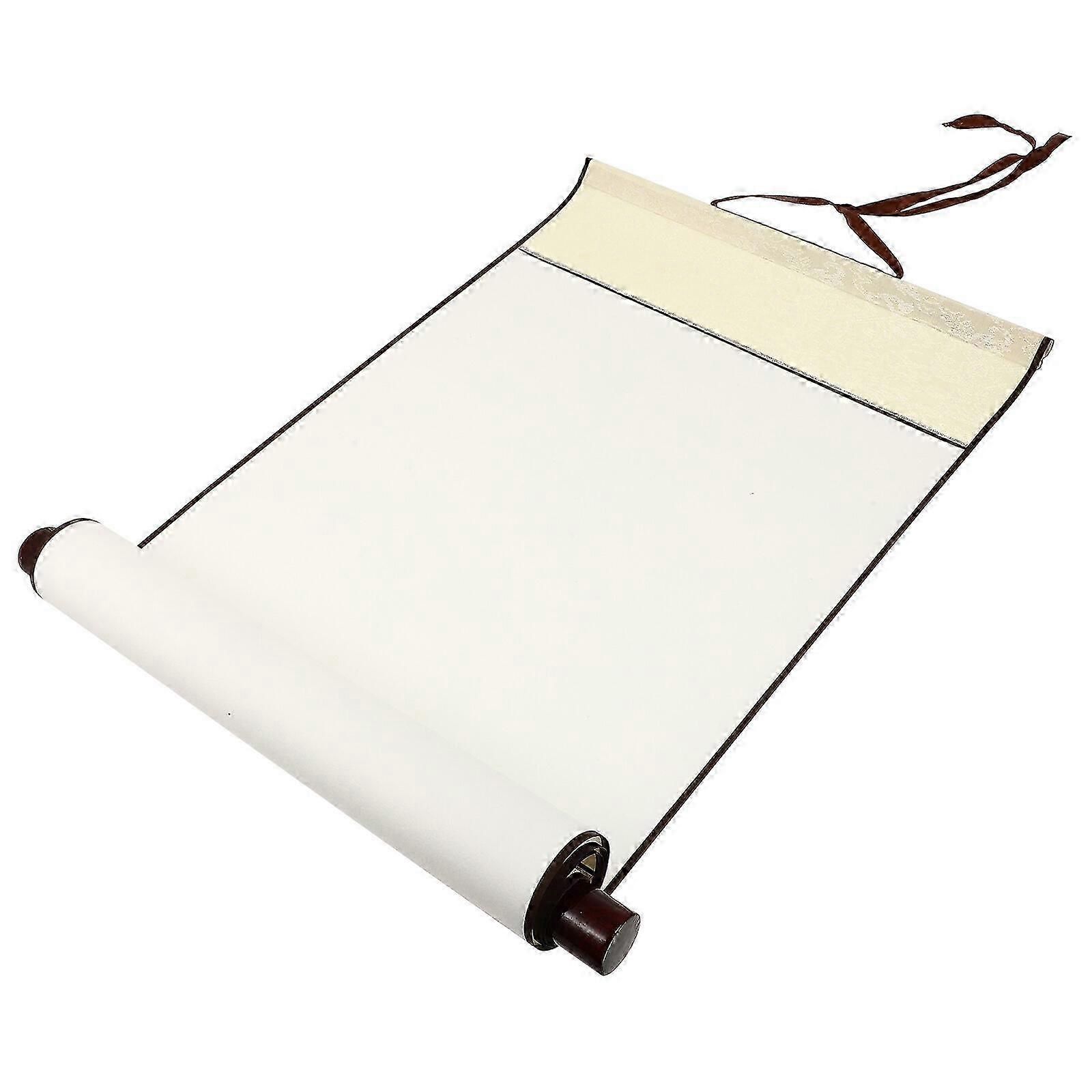 Chinese Painting Scroll Chinese Rice Paper Scroll Blank Calligraphy Scroll for Wall