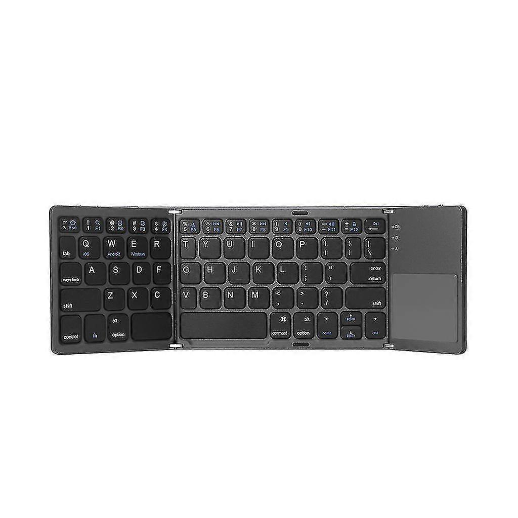 Mini Wireless Keyboard with Touchpad - Folding Bluetooth-compatible for Tablets