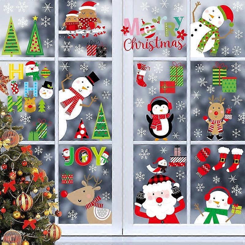 Christmas Scene Layout Wall Stickers