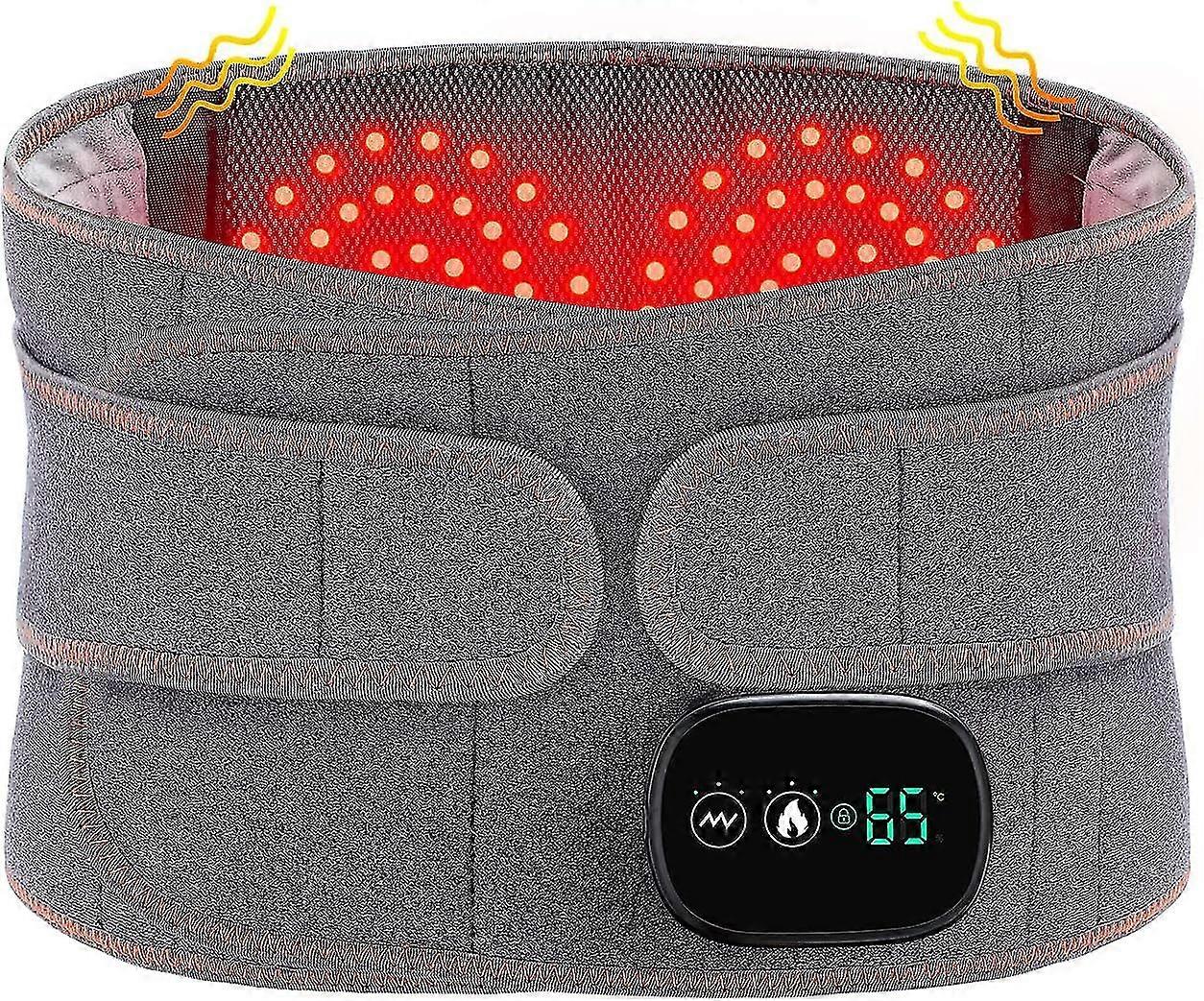 Guoguo Electric Lumbar Heating Pad, Wireless Heated Back Belt