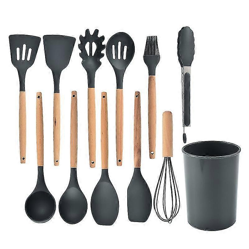 Kitchen Cooking Utensils Set, Non Stick Silicone Cooking Kitchen