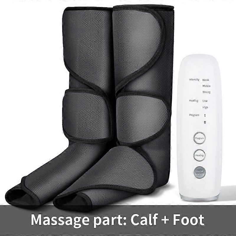 KLASVSA Pressotherapy مدلك الساق ضغط الهواء دوران تدليك القدم والساق تحكم محمول 2 أوضاع 3 شدة