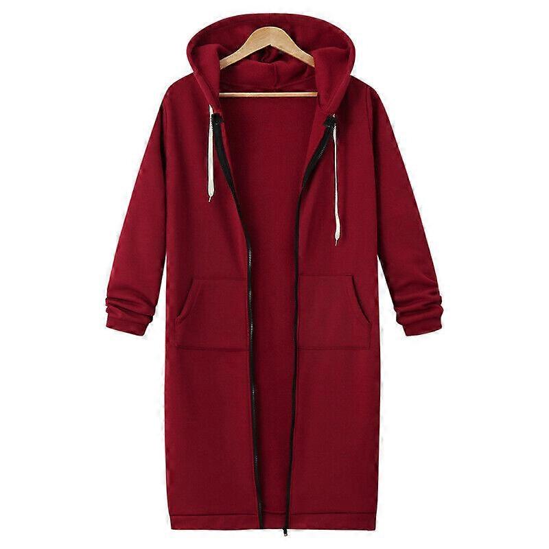 بالإضافة إلى حجم نسائي كم طويل مقنعين الرمز البريدي سترة كارديجان