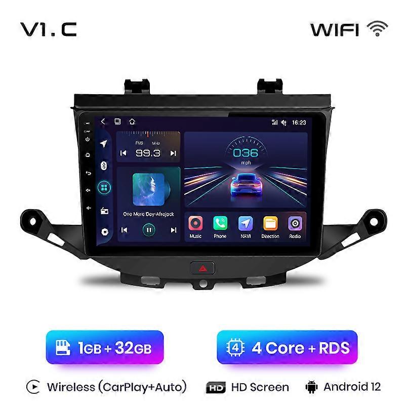 Junsun V1 Pro 8G + 128G For Opel Astra K 2015 - 2019 Android Bilradio Bilvideospillere CarPlay Android Auto No 2 din 2din DVD
