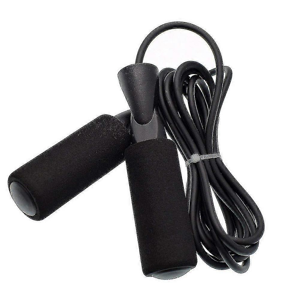 Jump Rope Adjustable For Fitness Boxing Double Unders Exercise - Black