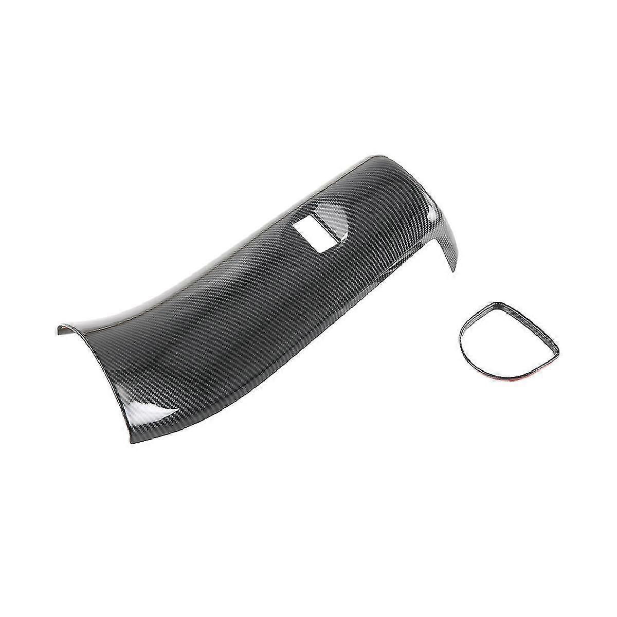 Car Carbon Fiber Style Armrest Box Rear Frame Trim Cover Sticker For Dolphin Atto1 Ea1 2022 2023