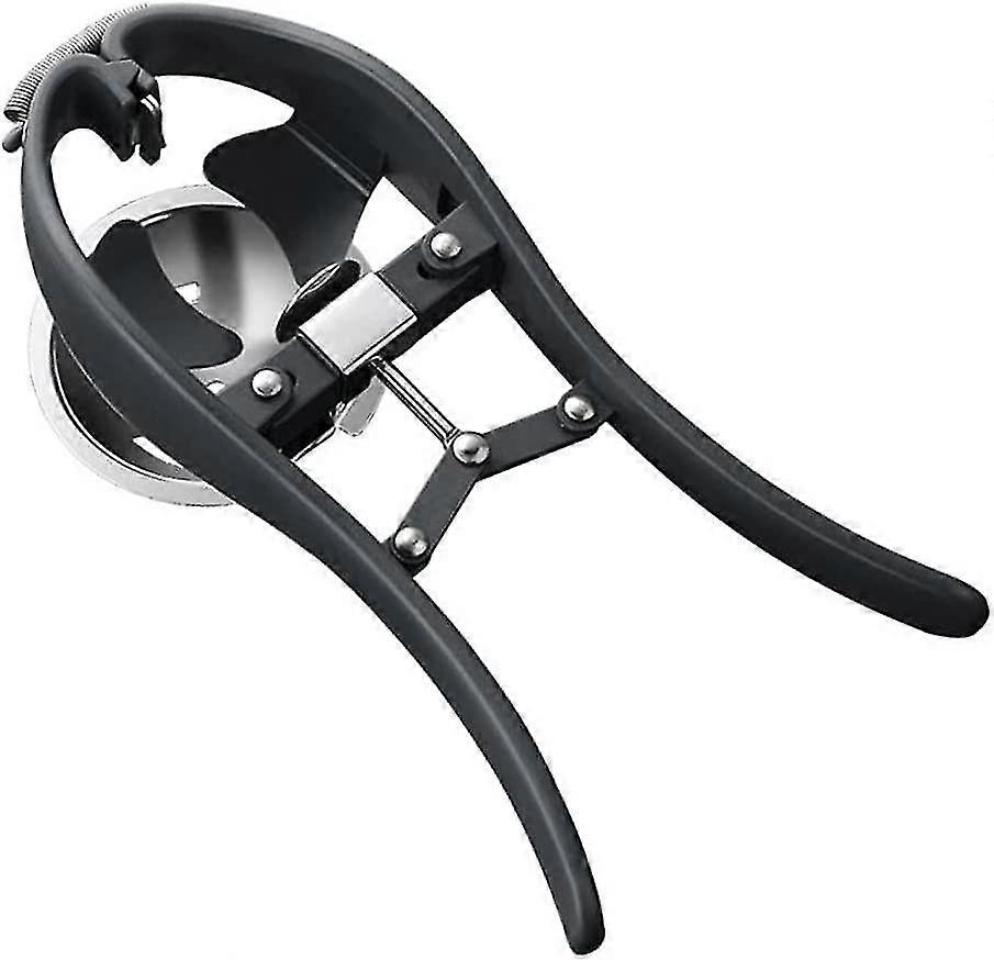 Ei Opener, ei cracker, roestvrij staal ei separator keukengereedschap (1pc, zwart)