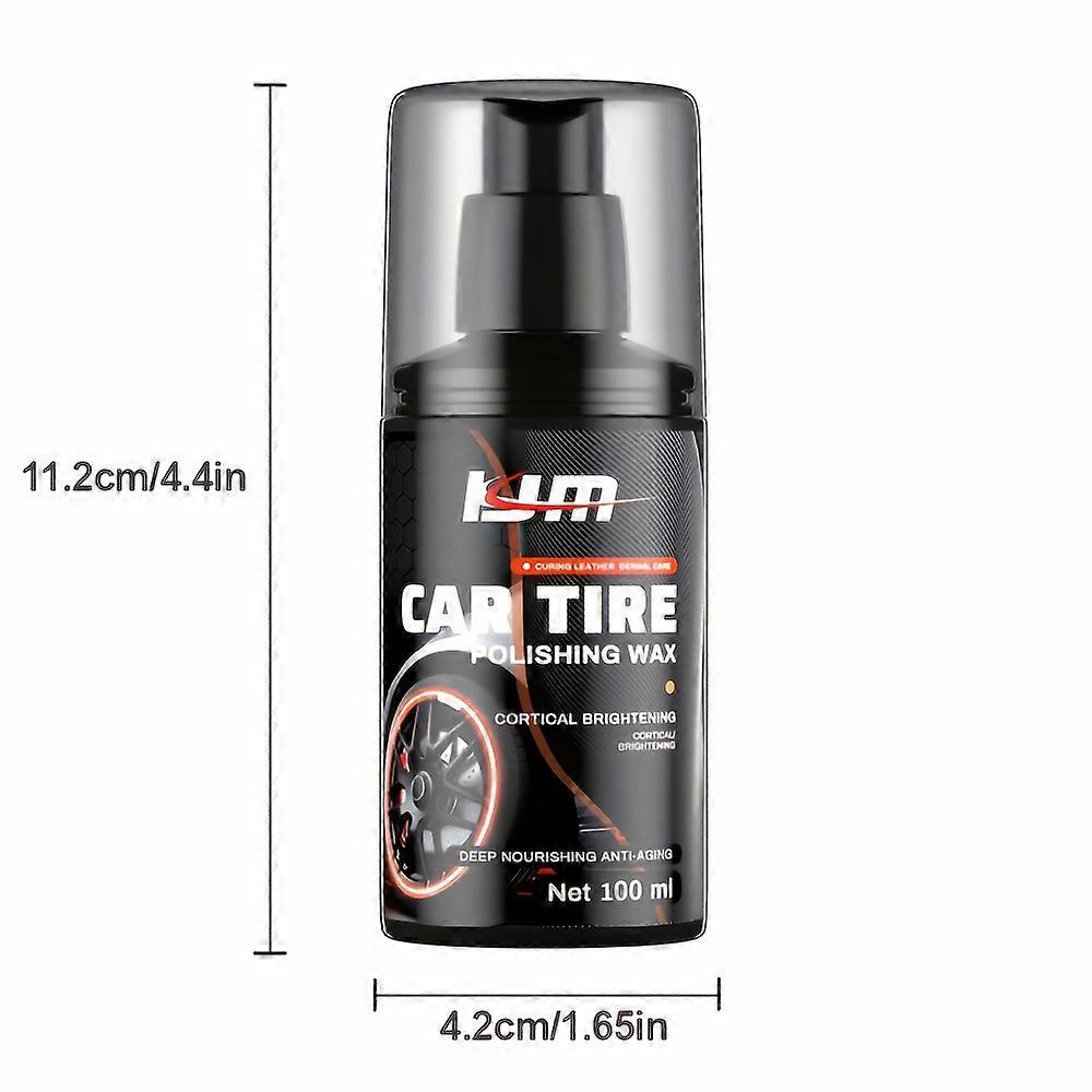 RV CarTire Brightener Tire Refurbishment Agent Rubber Refurbishment Tire Polishing Wax Protect RV MotorcycleBicycle Tire Prevent Aging Agent