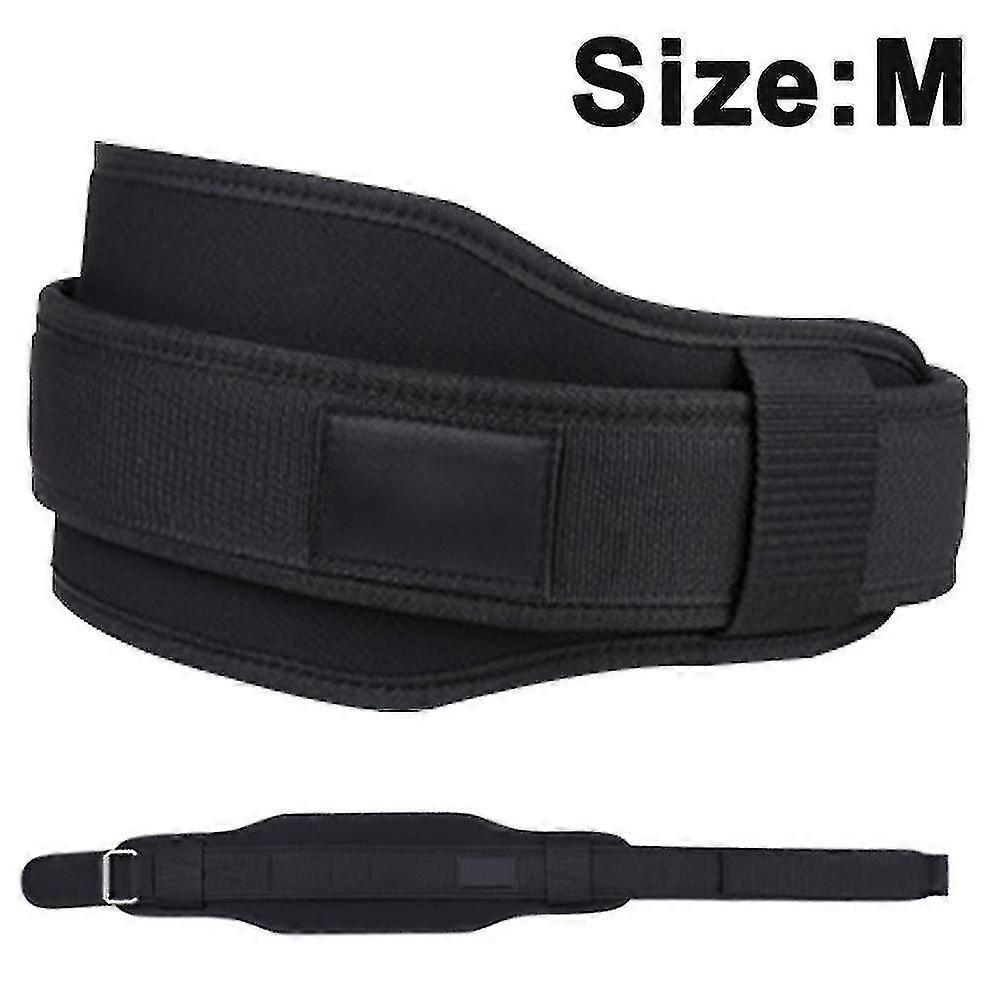 Weight Lifting Belt For Gym Fitness Training - Nylon Padded Double Belt With Lumbar Back Support For Bodybuilding, Functional Training, Powerlifting