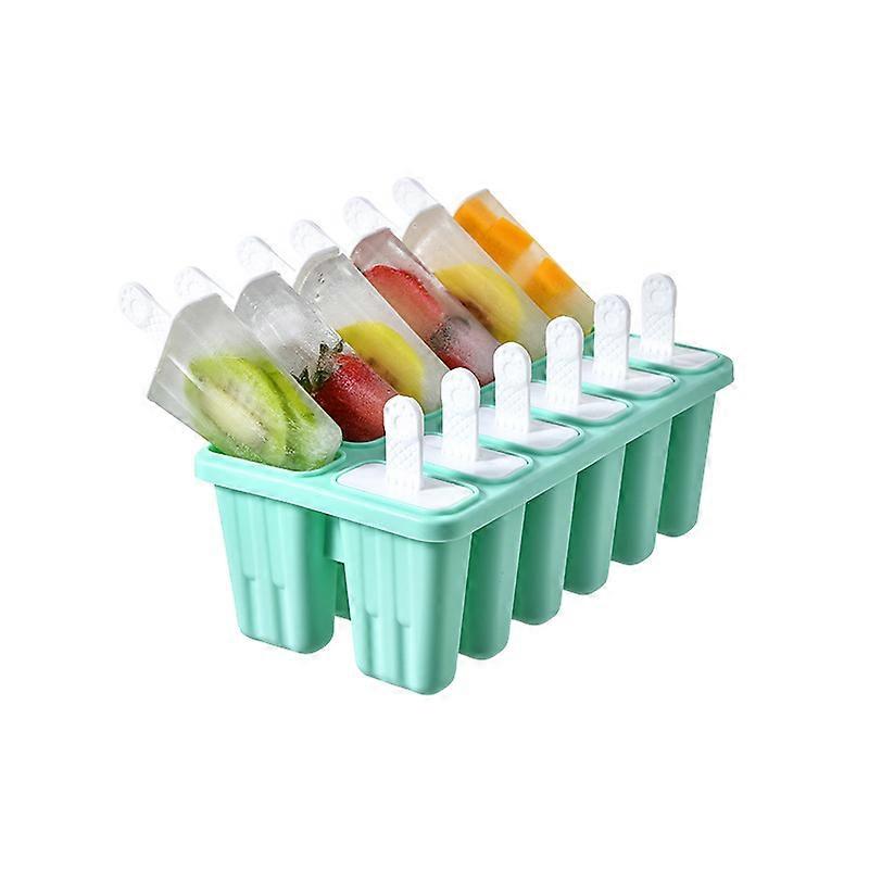 Green Holes Silicone Ice Cream Mold Ice Cube Tray Popsicle Bar Popsicle Ice Cream Molds