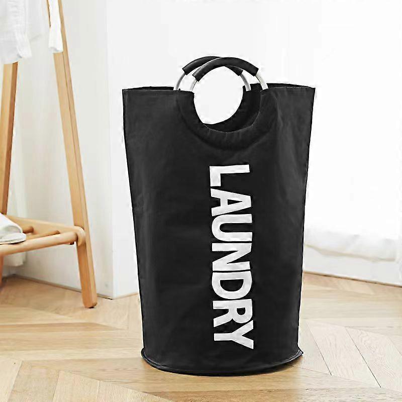 90L- Black Laundry Baskets, Collapsible Laundry Bag, Folding Large Capacity Laundry Bins