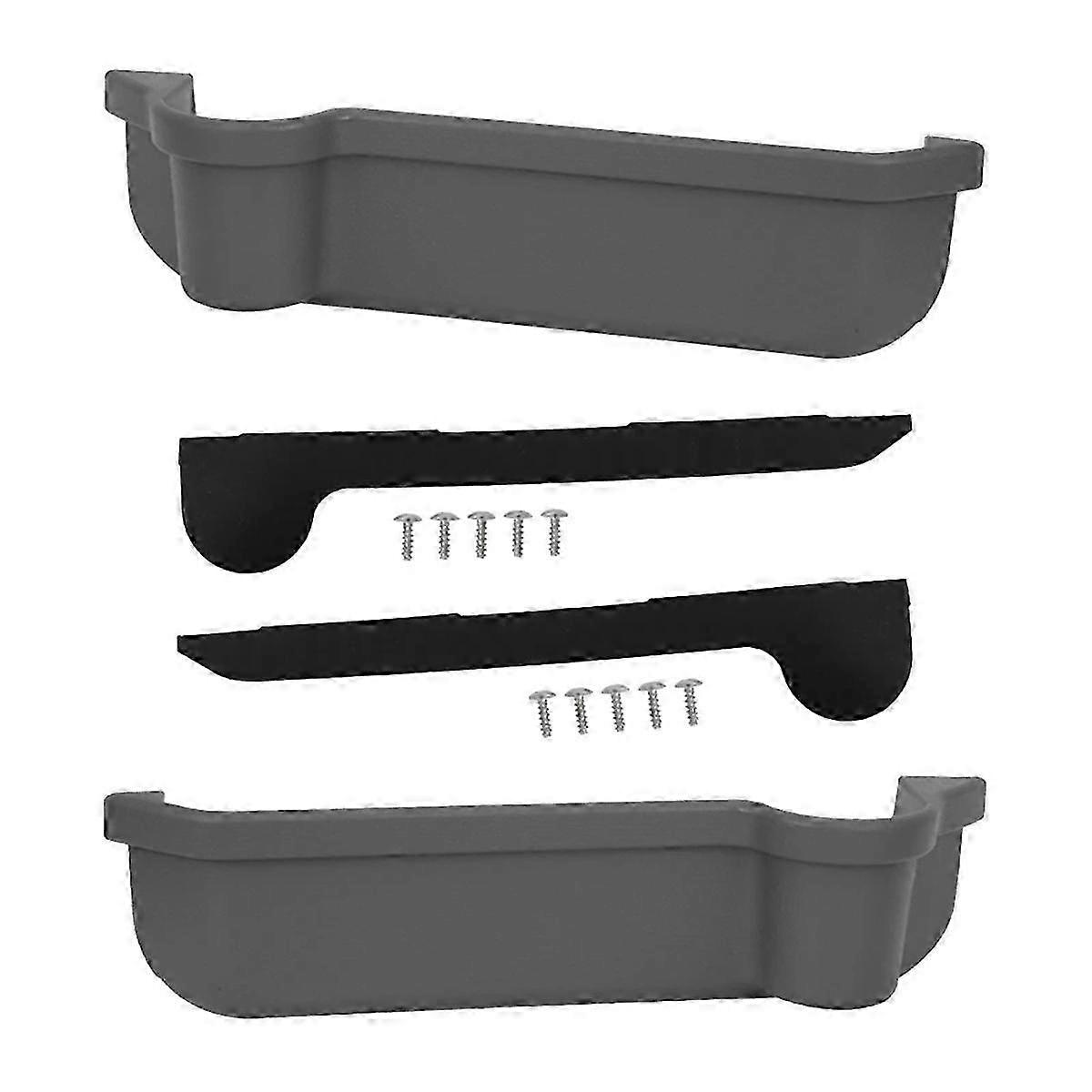 Boîte De Rangement Porte-gobelets Pour Land Cruiser 70 (LC70/76/77/79) - 2 Pièces, Gris ABS, Installation Porte
