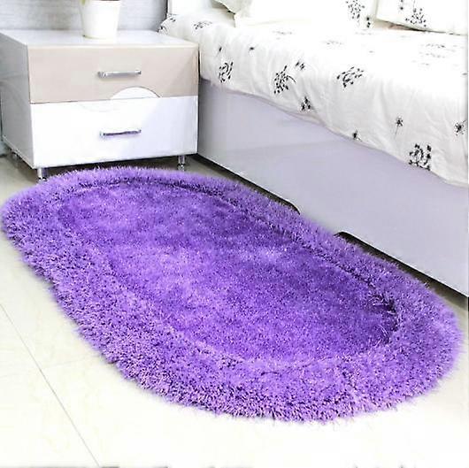 Elastisk siden oval matta vardagsrum sovrum matta golvmatta