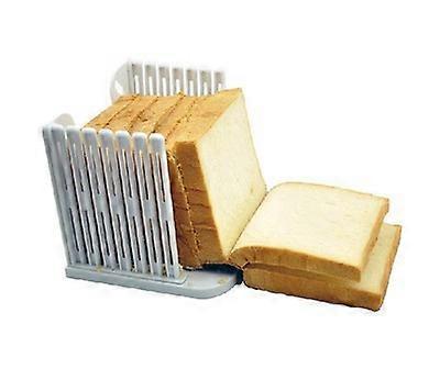 Bread Cake Toast Cutting Slicer 4 Thickness Modes Adjustable White for Home