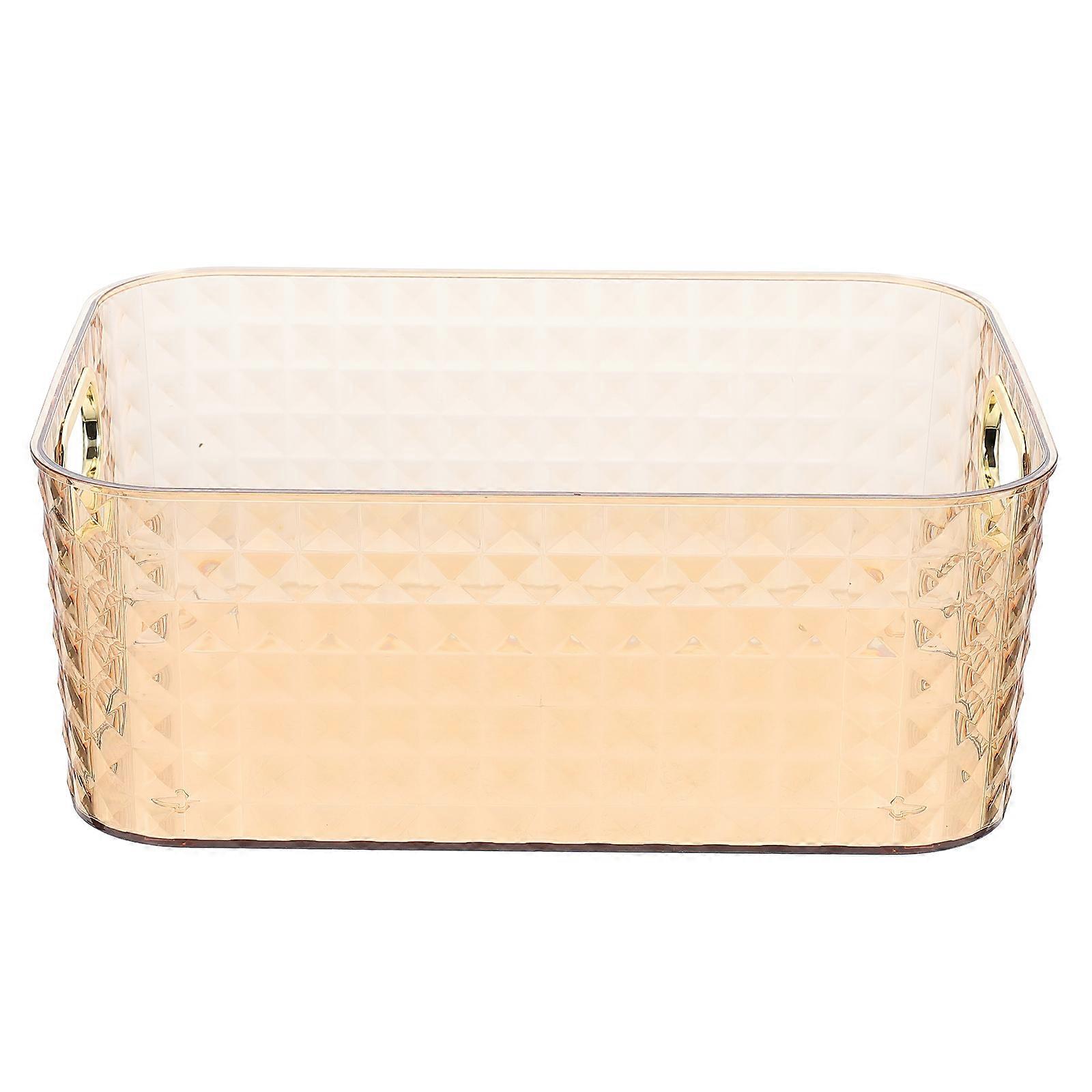 Desktop Snack Organizer Box Rectangle Design Storage Box Sundries Basket