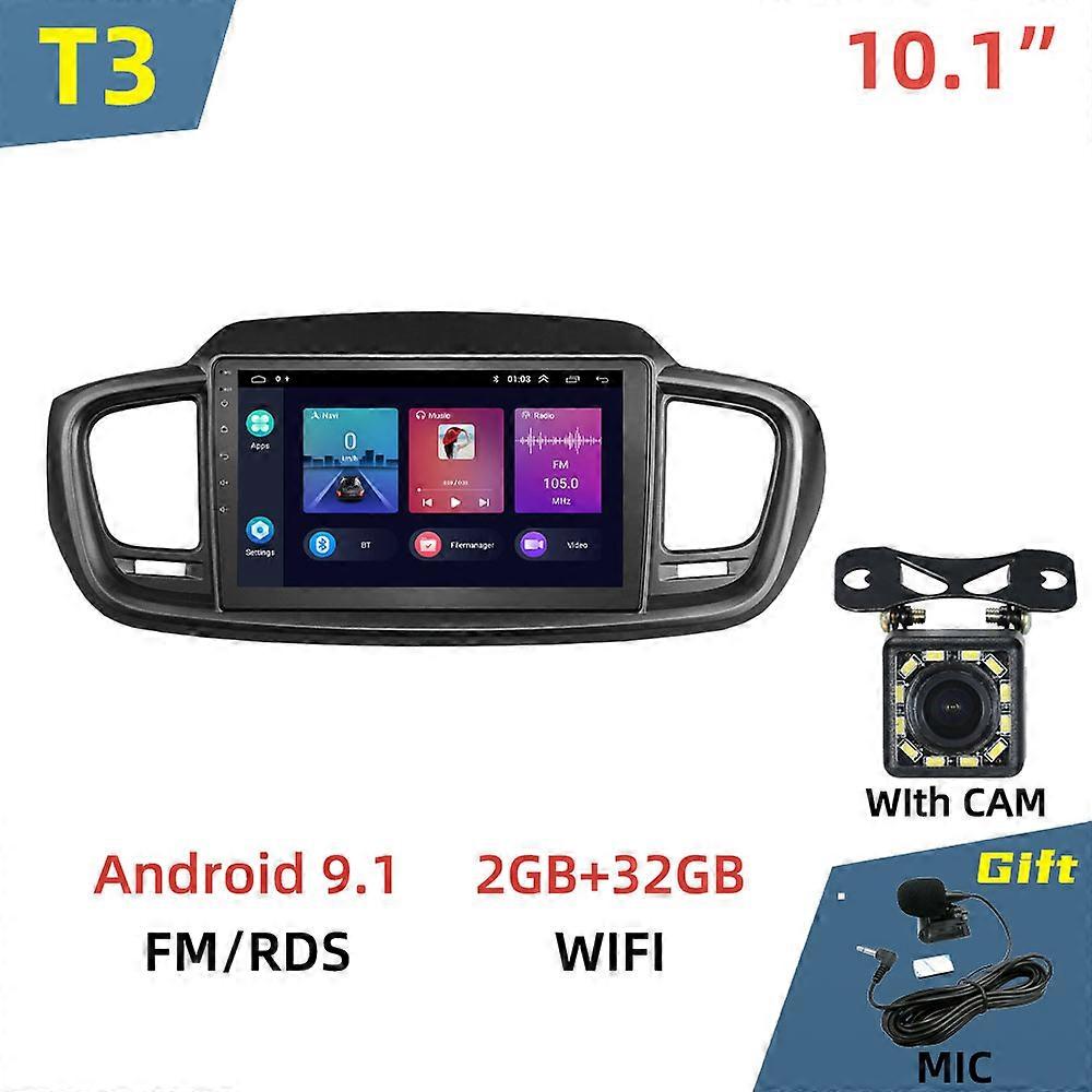2 Din Car Multimedia Android for KIA Sorento 2015-2019 10.1 Inch Screen Gps Navigation Stereo Radio Video Player Auto Head Unit
