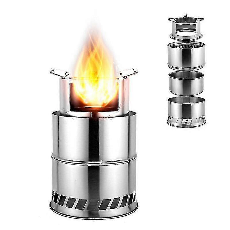 Outdoor Detachable Folding Wood Stove