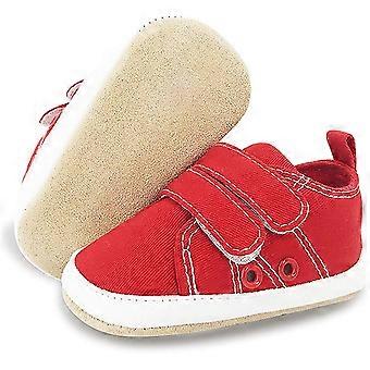 Säugling Baby Jungen Mädchen Canvas Schuhe Atmungsaktives Leder Mokassins Weiche Sohle 2 Riemen Neugeborenes Kleinkind First Walker Krippe Schuhe Sneaker 3-18 Monate