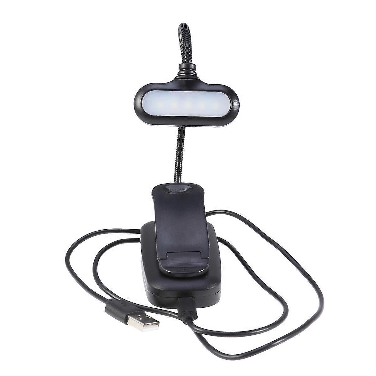 LED Dimmable Clip Desk Learning Lamp USB Charging Reading Light Eye-caring Night Light LY-13 Charging Version