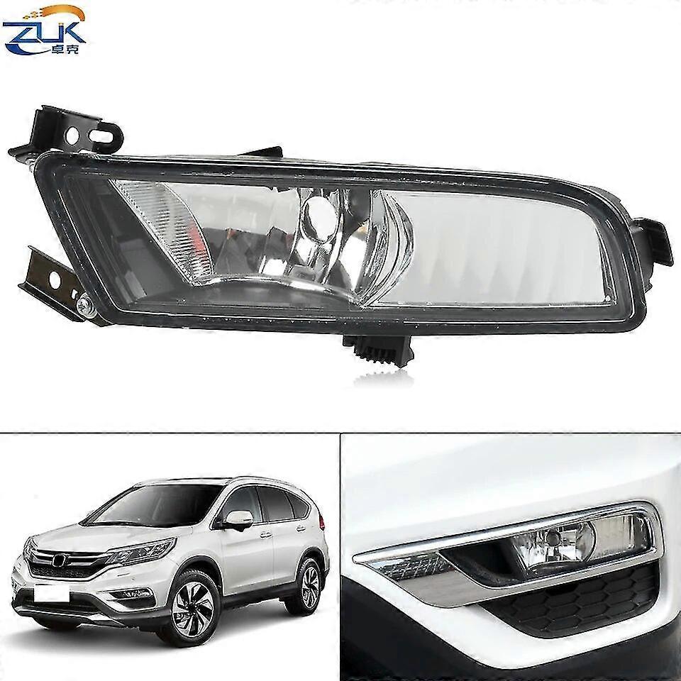 Front Bumper Fog Lamp Anti-Fog Light Reflector For HONDA CR-V CRV 2015 2016 RM1 2 3 4 UK Version W2601 Foglight Foglamp