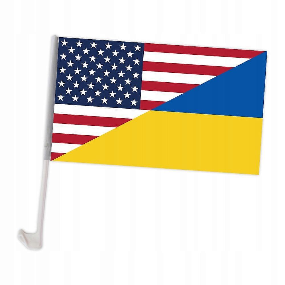 30 * 45 cm American Ukrainian flag