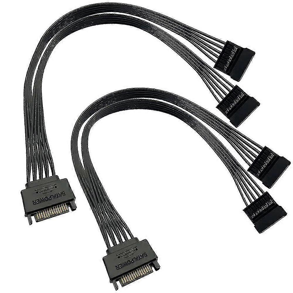Ssd Power Cable Hard Drive Power Cable Extension Cable(2 Pack)