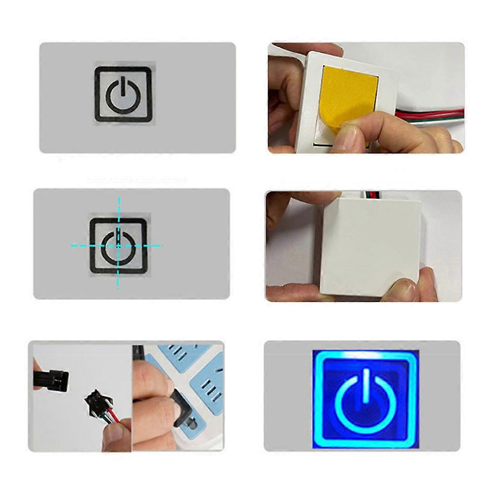 Mirror Lamp Touch Dimmer Light Switch Touch Sensor Dedicated Touch On ...
