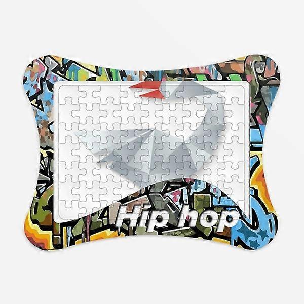 Geometric Goose Origa Pattern Puzzle Jigsaw Toy Hip Hop Paper Board