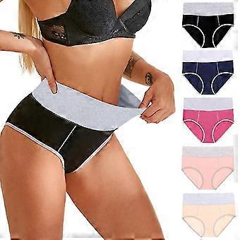 6pcs Womens High Waist Kers Underwear Covera Slips Slipje