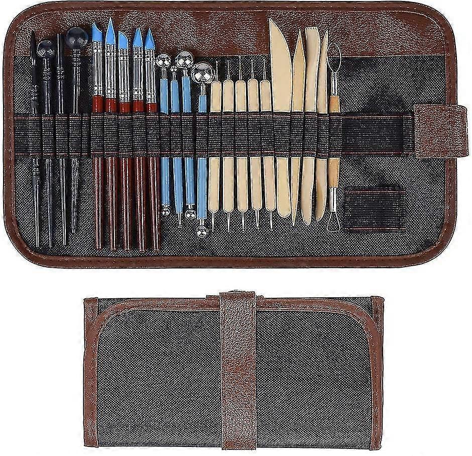 24pcs Ceramic Tool Clay Tool Modeling Tool Set, Pottery Tool For Ceramic Clay, Wax Candles