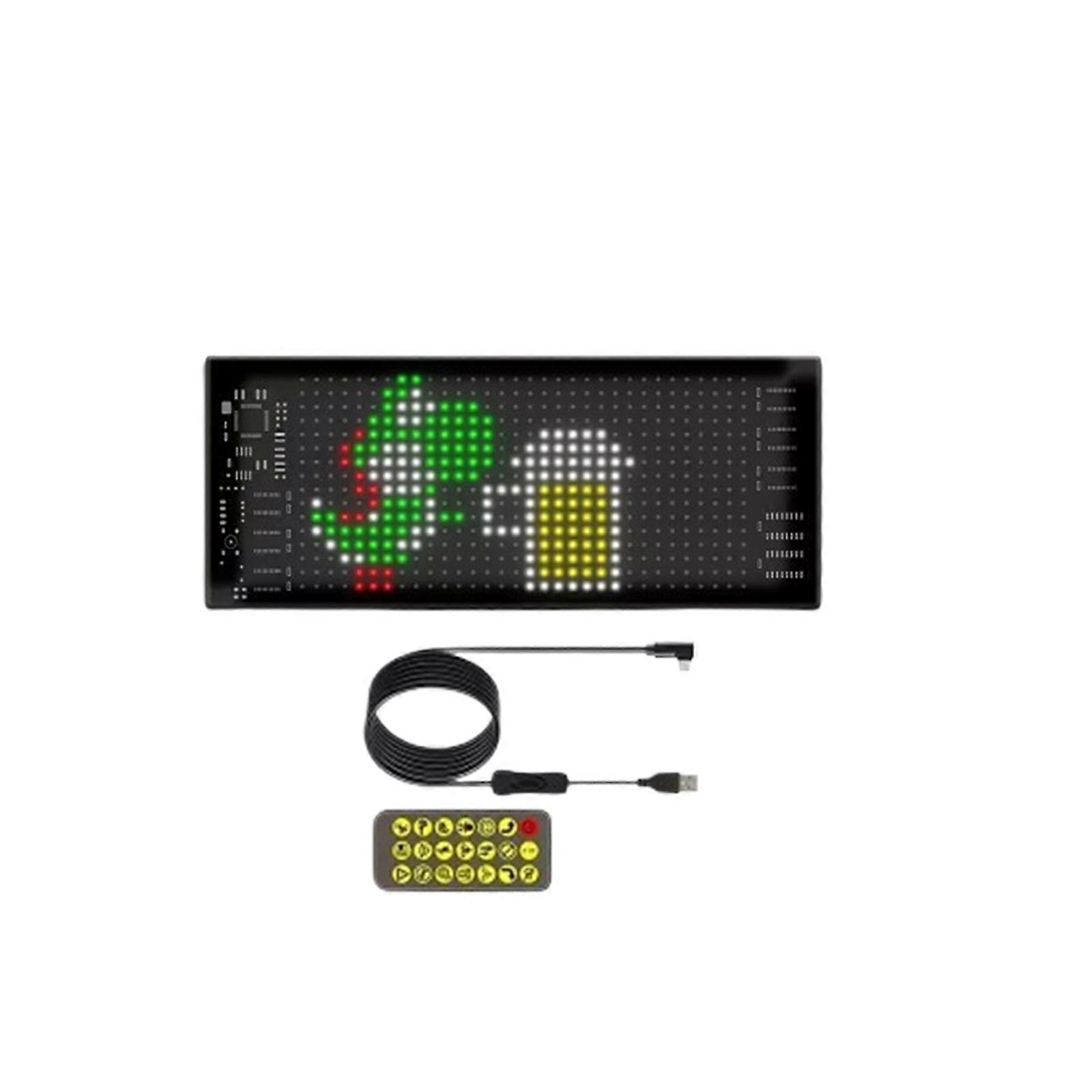 Car LED Sign LED Matrix Pixel Panel DIY Programmable Flexible LED Display IP65 js