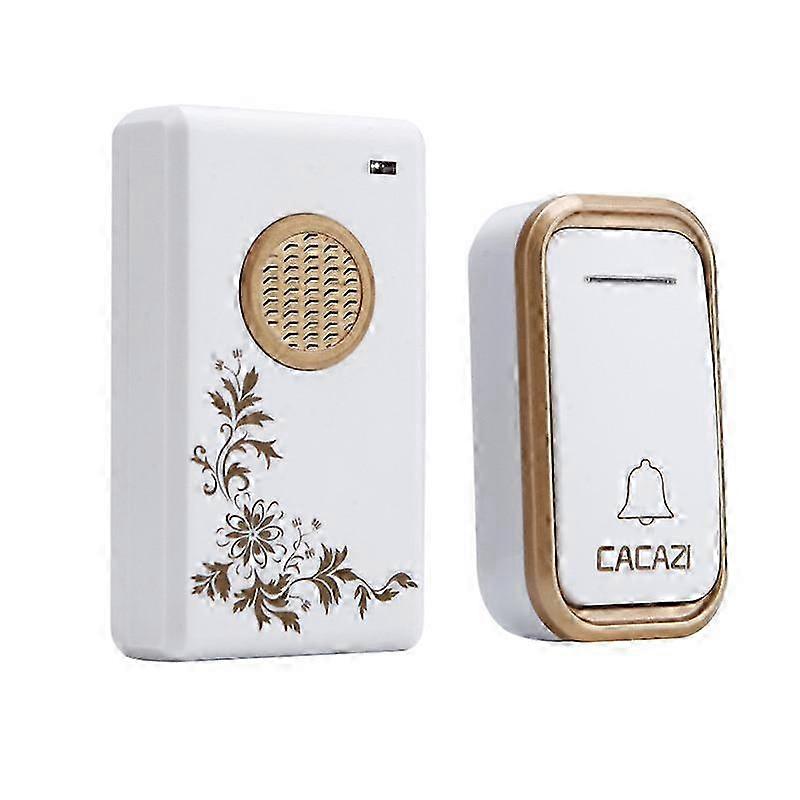 One-Touch Wireless Doorbell - Waterproof, Electronic Remote Control, Long-Distance, Ding Dong Sound, Pager Function