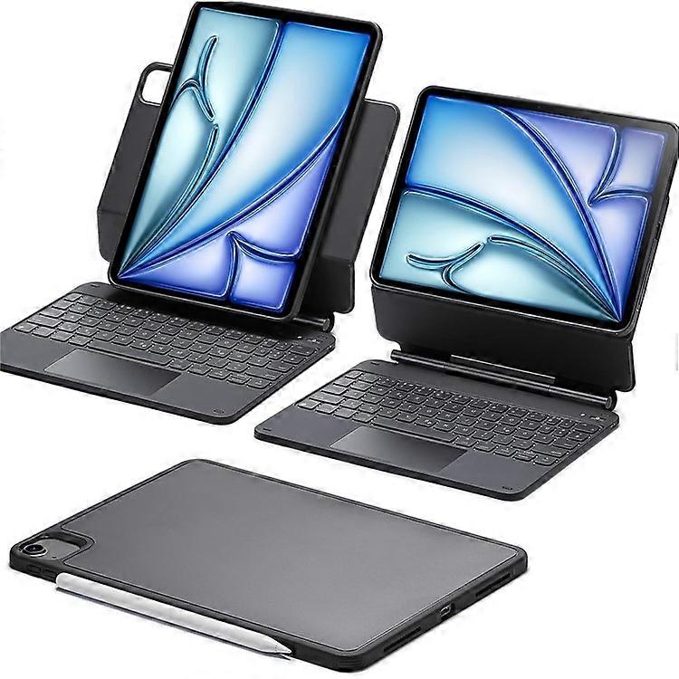 ESR Compatible For iPad Air 11 (2024) / Air (2022) / (2020) / Pro 11 (2021) / (2020) / (2018) Bluetooth Keyboard with Tablet Case,