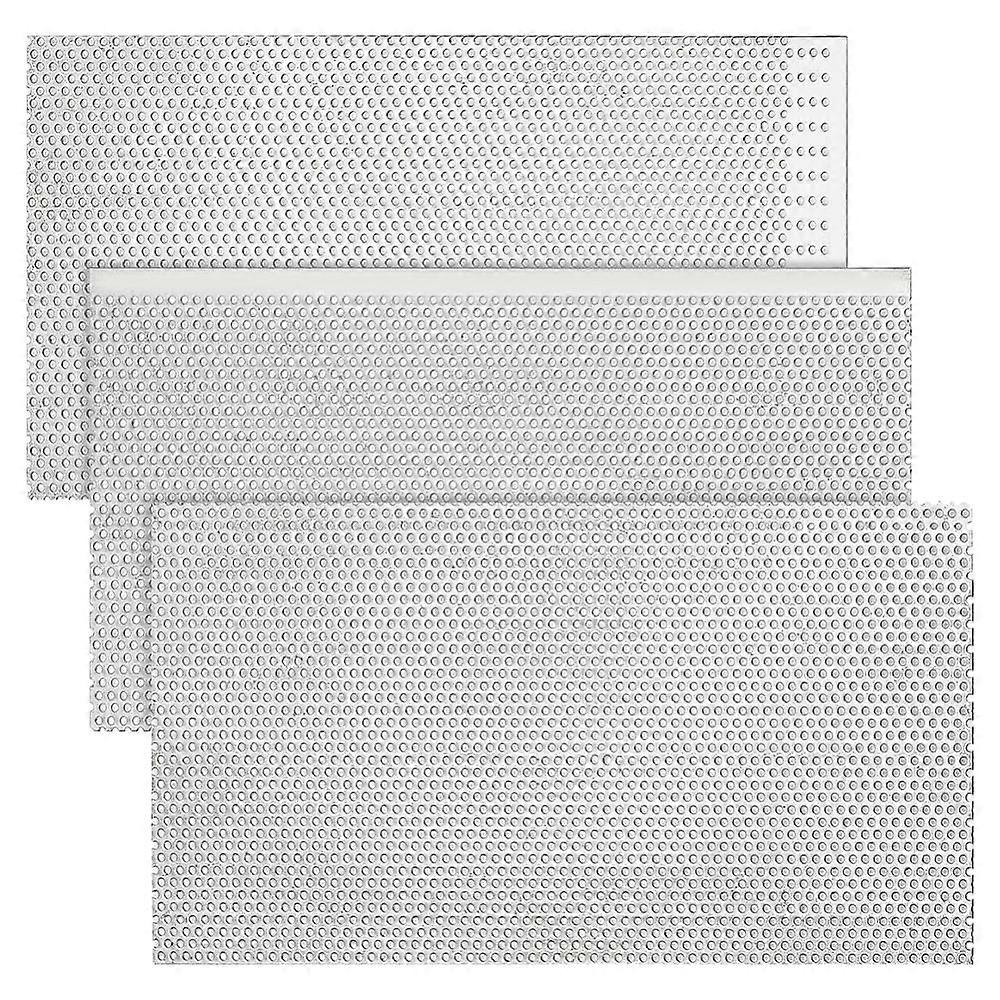 304 Stainless Steel Fine Mesh Strainer Rectangle Stainless Steel Color 200x100x1.5mm Hole: 1.5mm