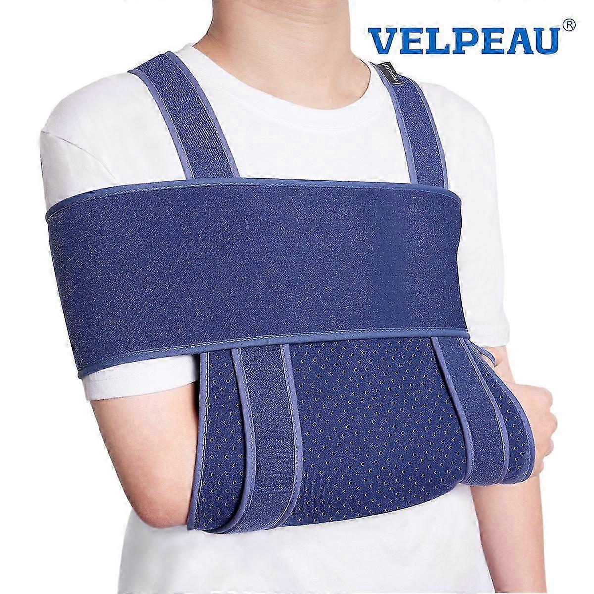 Huiyun Arm Sling Elbow Support Medical For Broken Arm, Fracture And Joint Sprain Shoulder Immobilizer Adjustable And Universal