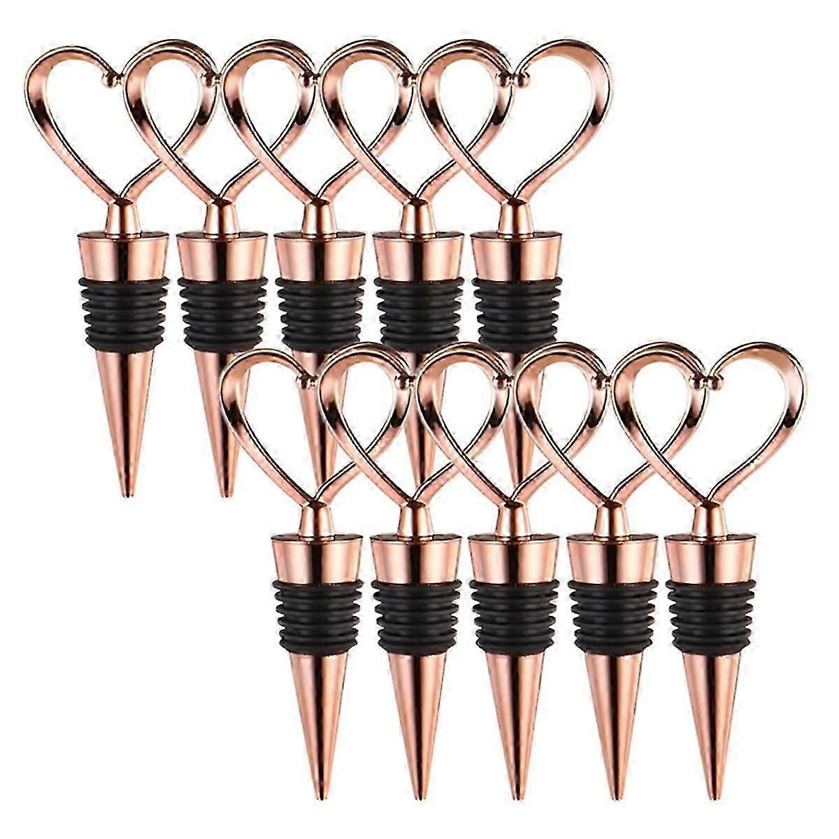 Wine Stopper 10Pack Wine Bottle Stopper Reusable Wine Stoppers suitable for Keeping Standard Bottles Wine Ch