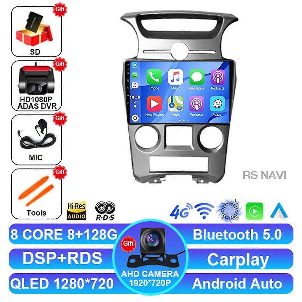 Android 14 Car Radio For Kia Carens 2007 2008 2009 2010 2011 Gps 5g Wifi Head Unit Multimedia Viedo Player Dvd Dsp Navigation Bt