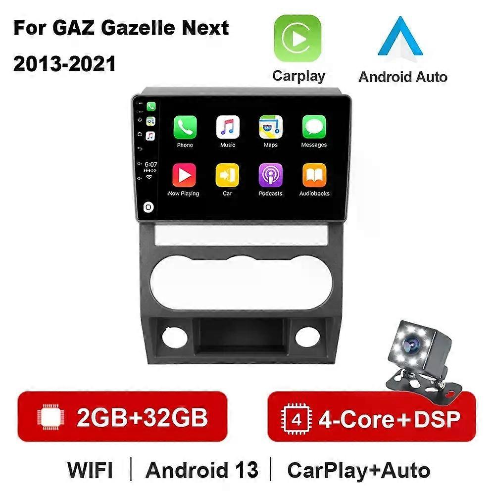 Redkid Android 13 Pour Gaz Gazelle Next 2016+ Autoradio Multimédia Lecteur Vidéo 2 Din Navigation Gp