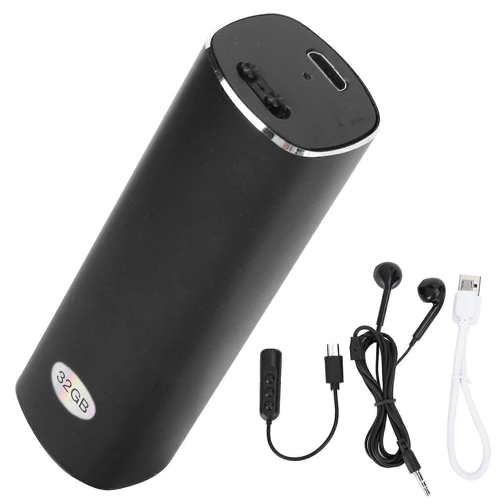 32GB Mini Digital Voice Recorder Pen: USB Rechargeable, One-Key Recording, 500-Hour Use