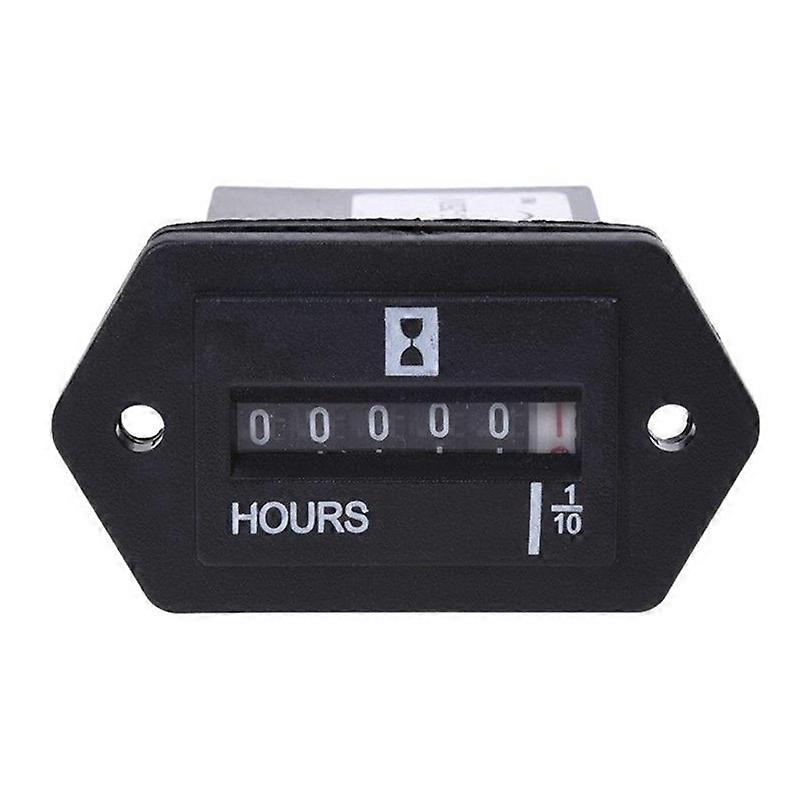 AC100-250V Generator Sealed Hour Meter Counter for Generator Boats Automobiles ATV UTV Go Carts