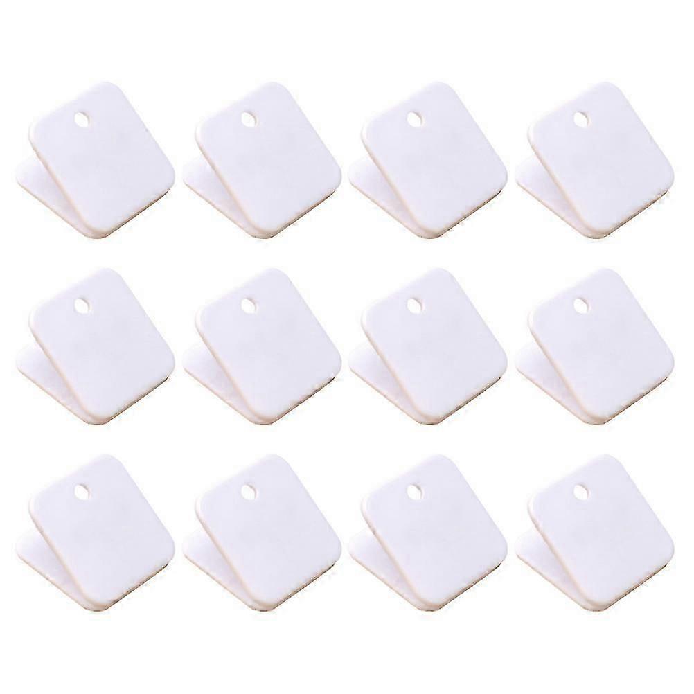12pcs Document Sorting Clips Plastic Paper Clamps School Office Supplies File Clips